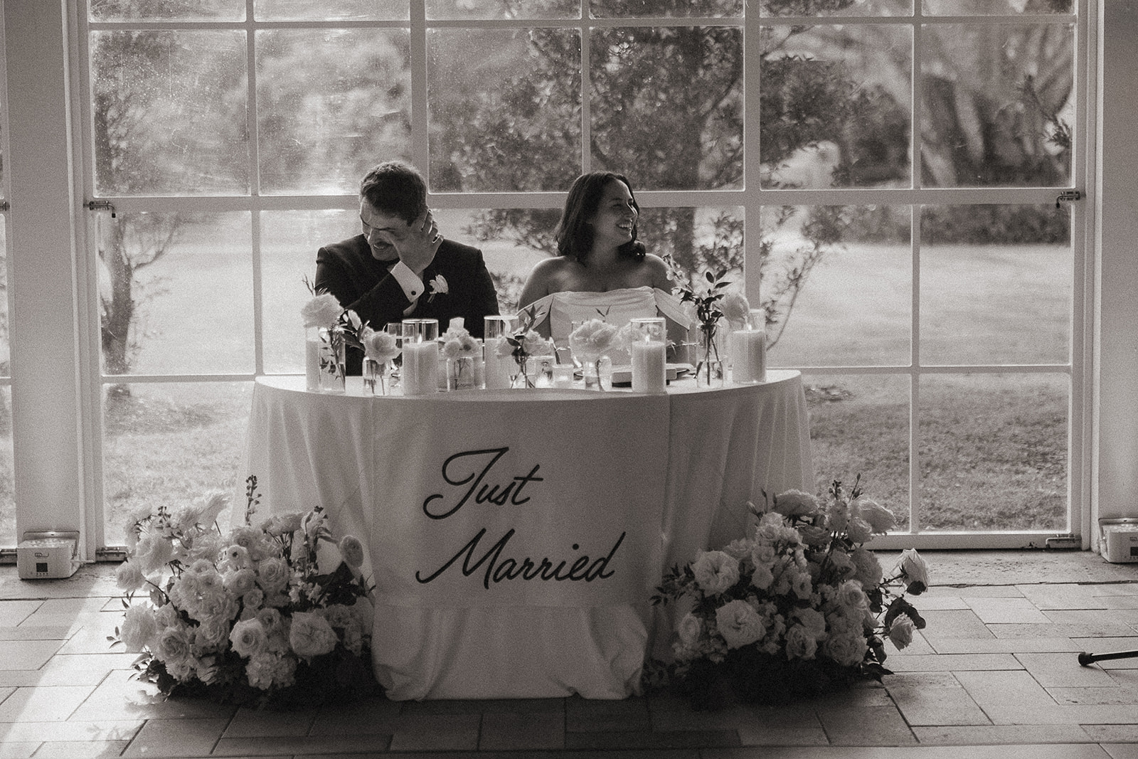 Groom getting emotional during speeches.